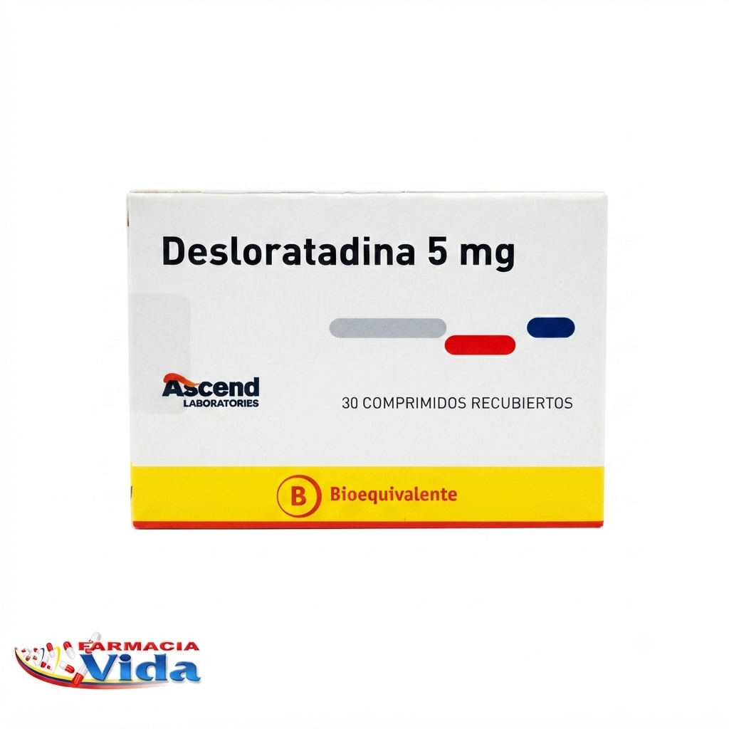 DESLORATADINA 5 MG X 30 COM REC