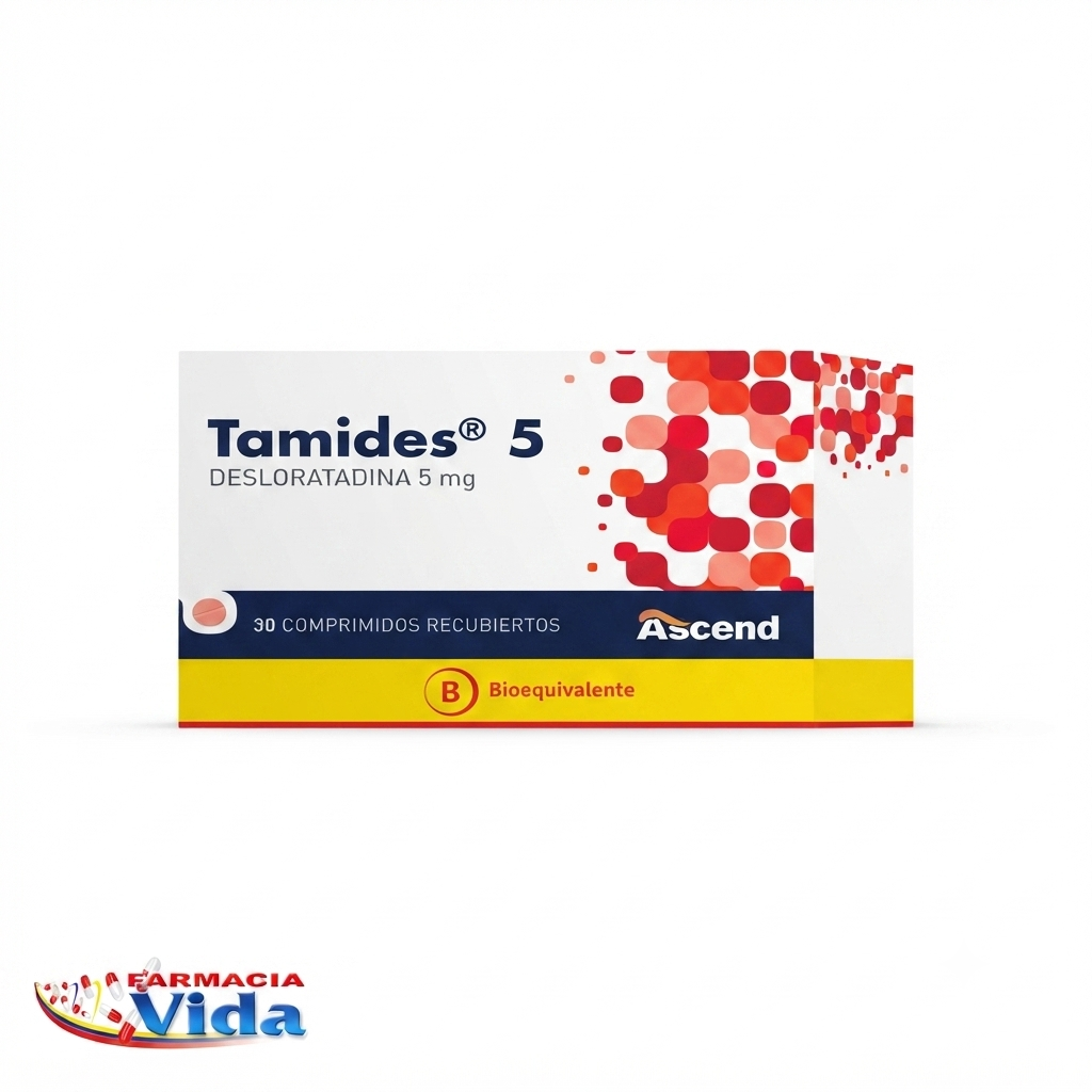 TAMIDES 5 MG X 30 COMP REC DESLORATADINA