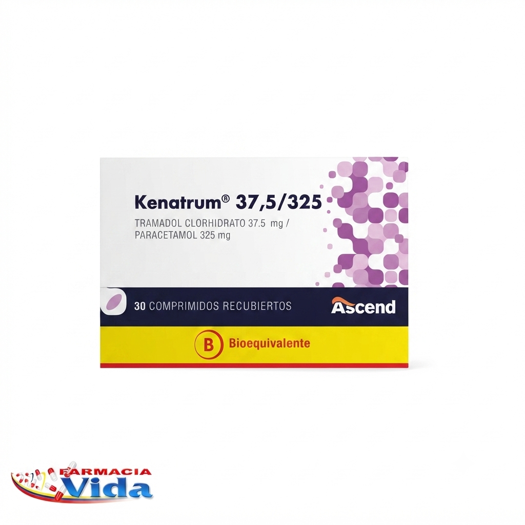 KANATRUM 37,5/325 MG X 30 COM REC