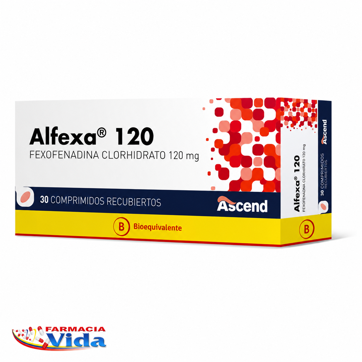 ALFEXA FEXOFENADINA CLORHIDRATO 120MG X30