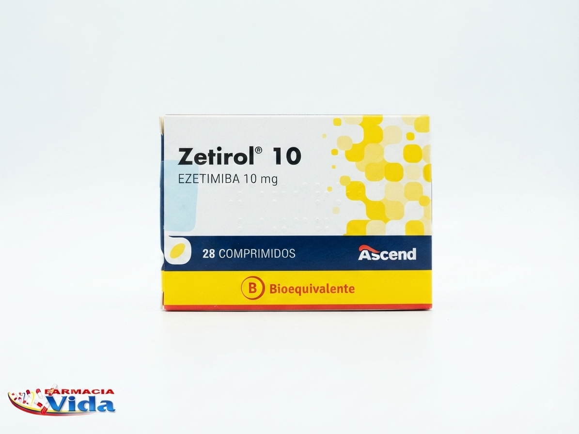 ZETIROL 10 / EZETIMIBA 10MG X 28 COM