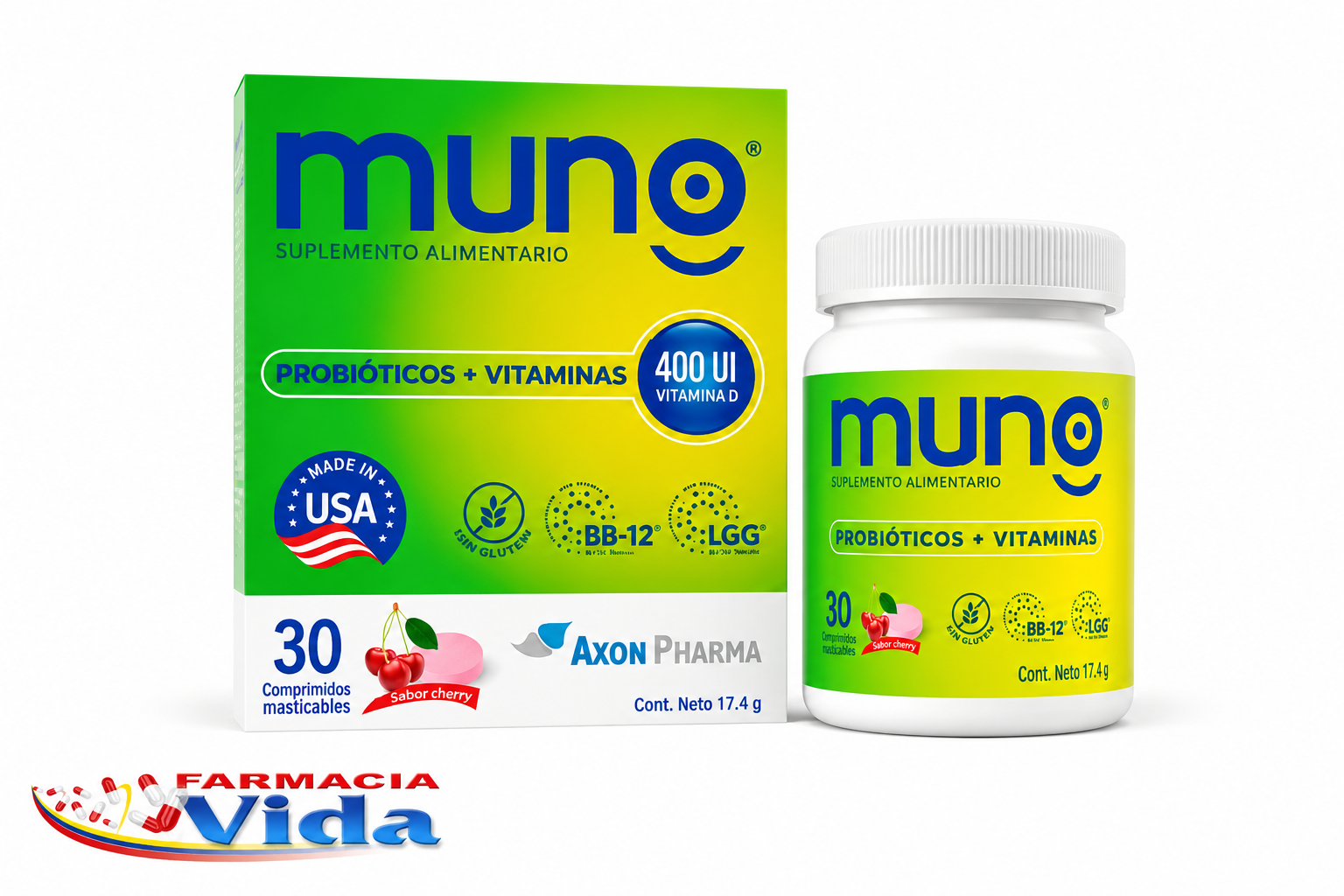 MUNO PROBIÓTICOS + VITAMINAS X 30 COMP. MA