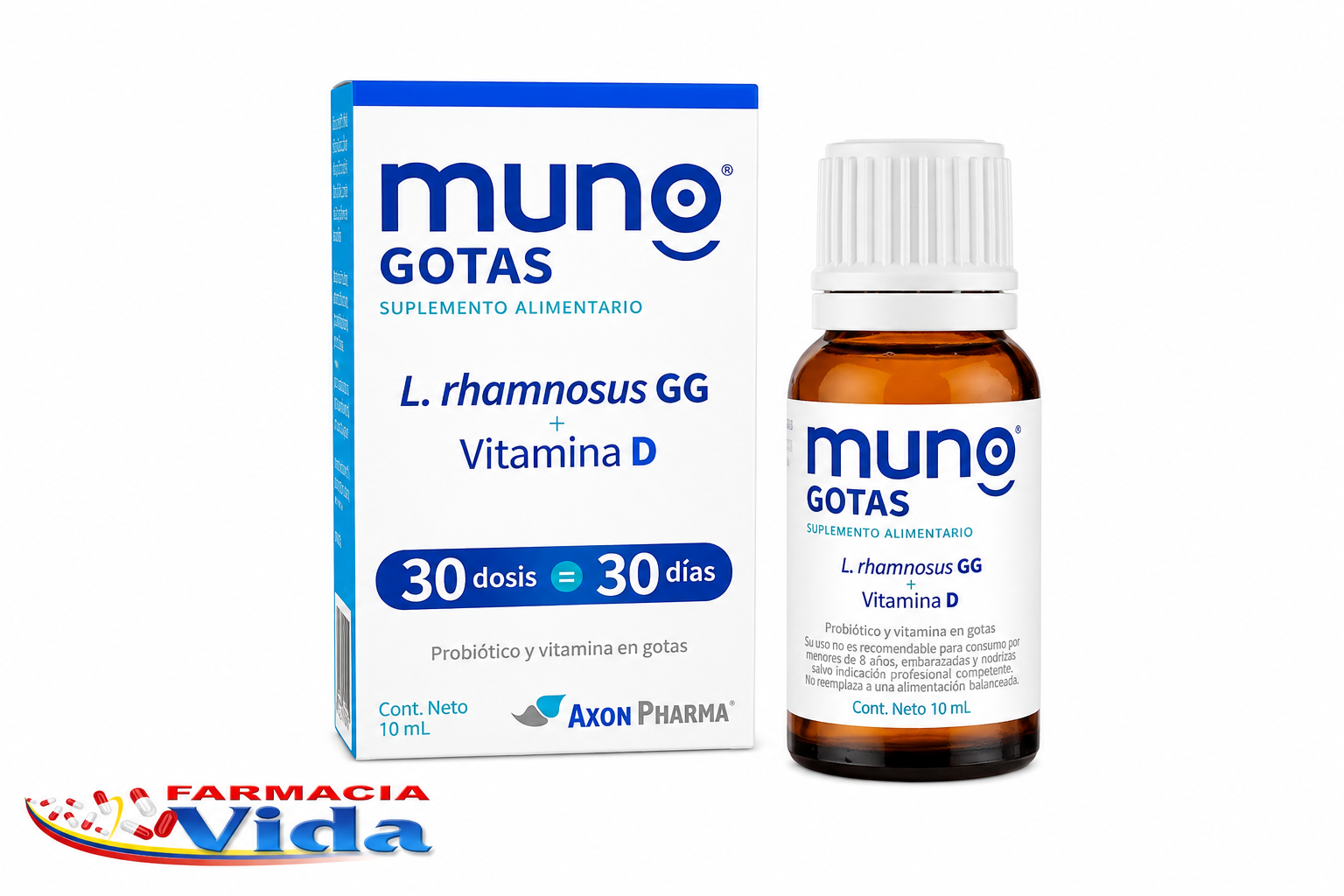 MUNO GOTAS L RHAMNO SUS GG+VITAMINA D 