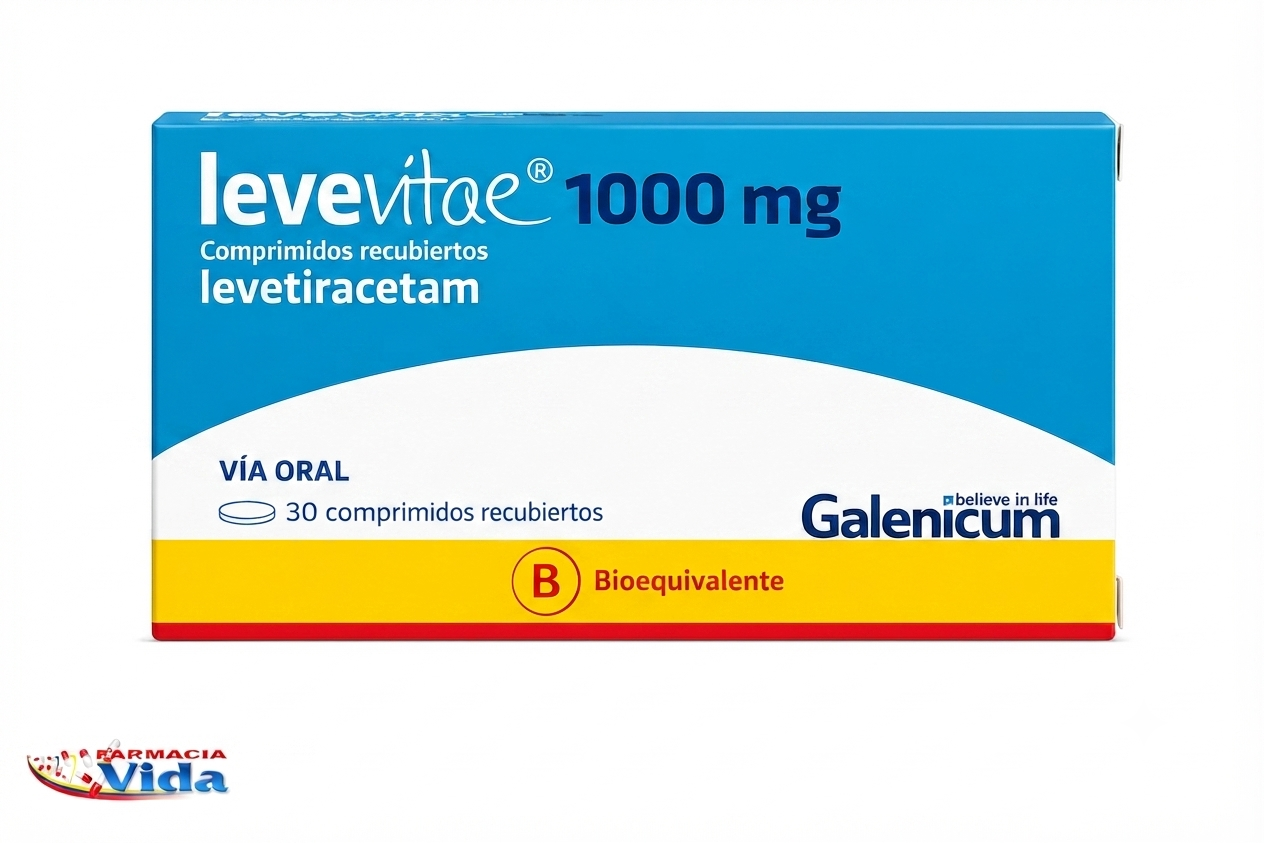 LEVEVITAE  1000 MG X 30 COMP REC