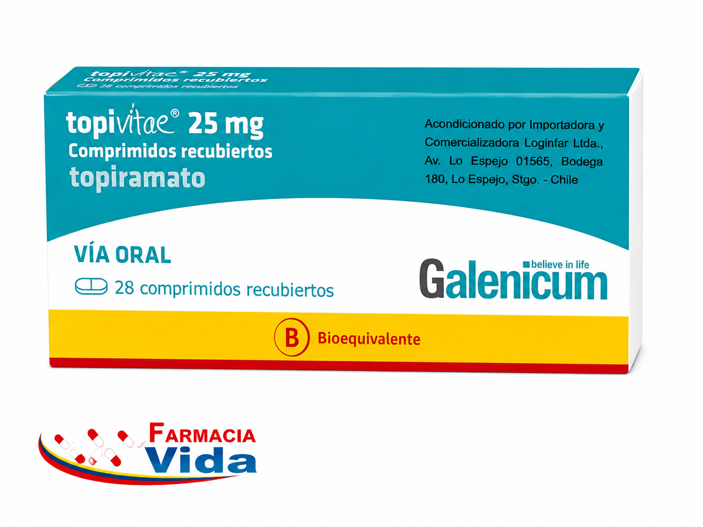 TOPIVITAE 25 MG X 28 COMP.TOPIRAMATO