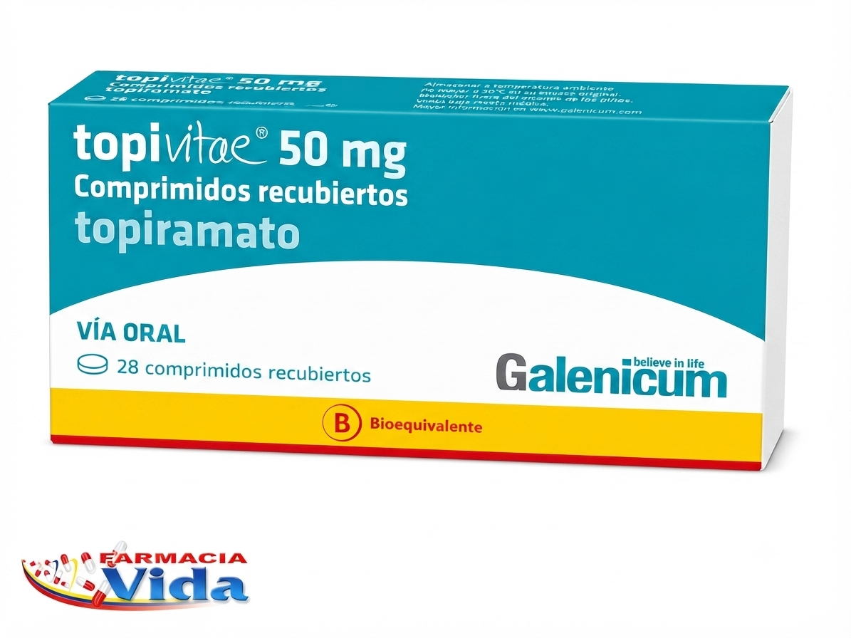 TOPIVITAE 50 MG X  20 COMP.TOPIRAMATO