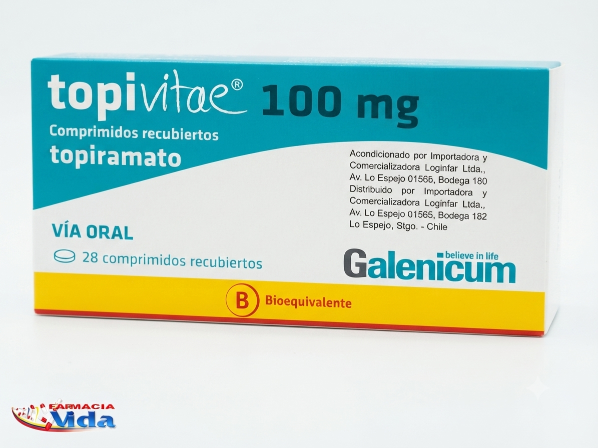 TOPIVITAE 100MG X 28 COMP. TOPIRAMATO