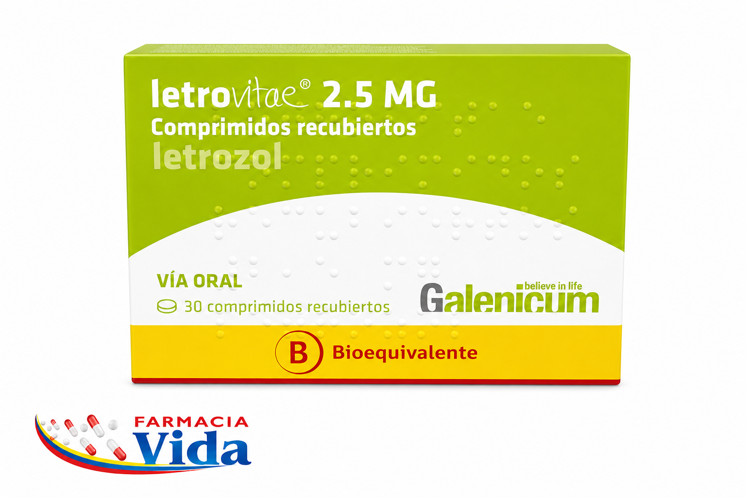 LETOVITAE 2.5 MG 30COMP LETROZOL