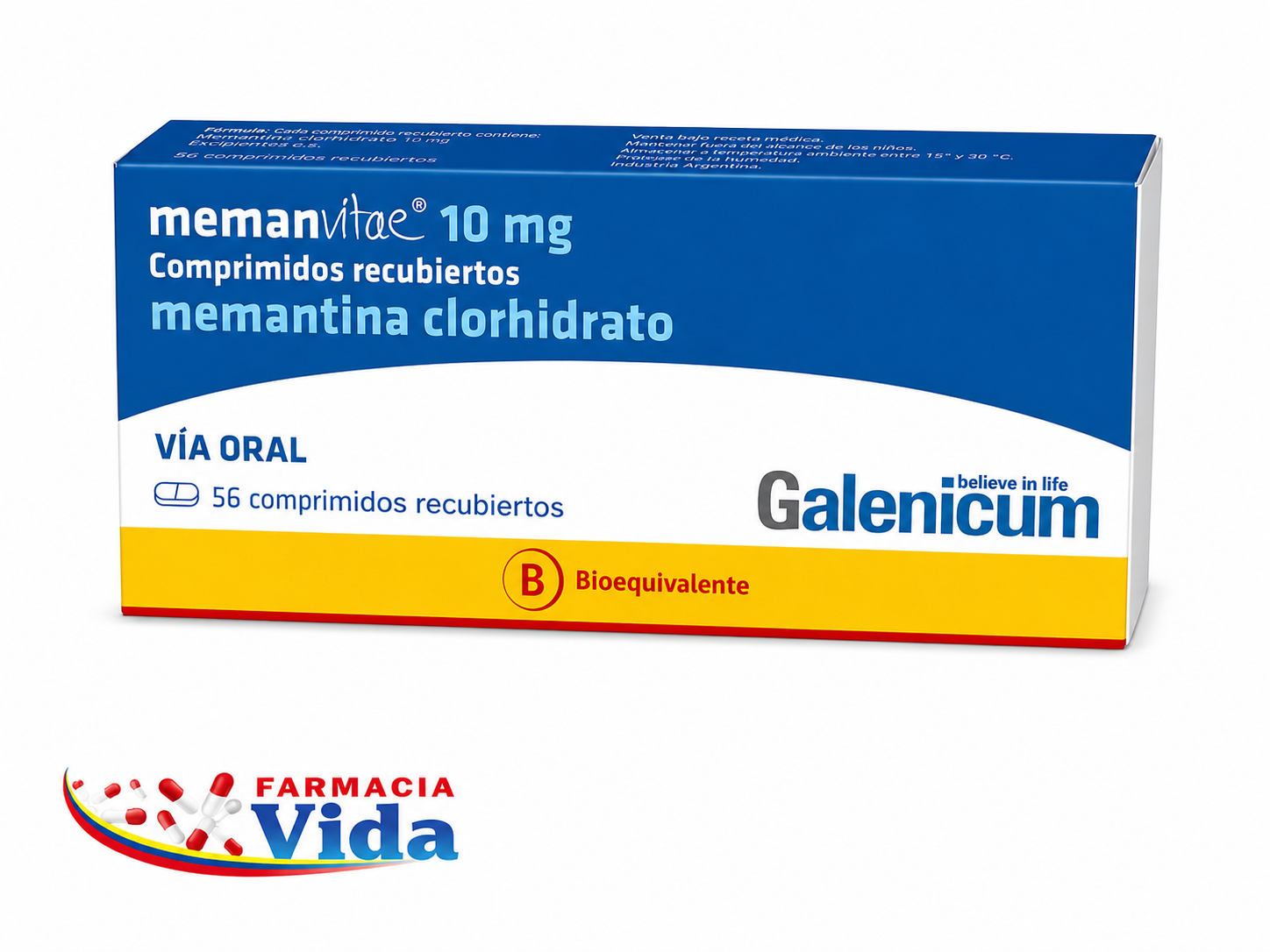 MEMANVITAE  10 MG X 56 COMP.  MEMANTINA