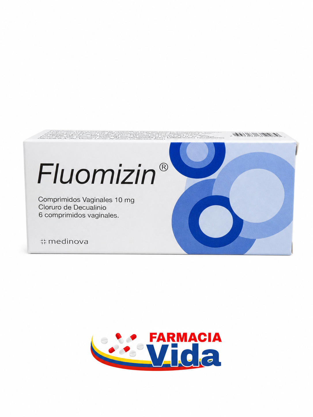 FLUOMIZIN 10 MG X 6 COM VAGINALES DECUALINIO