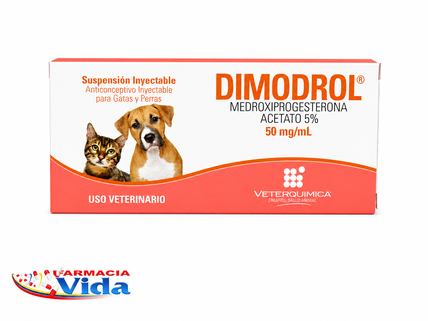 DIMODROL 50MG SUSPENSION INYECTABLE