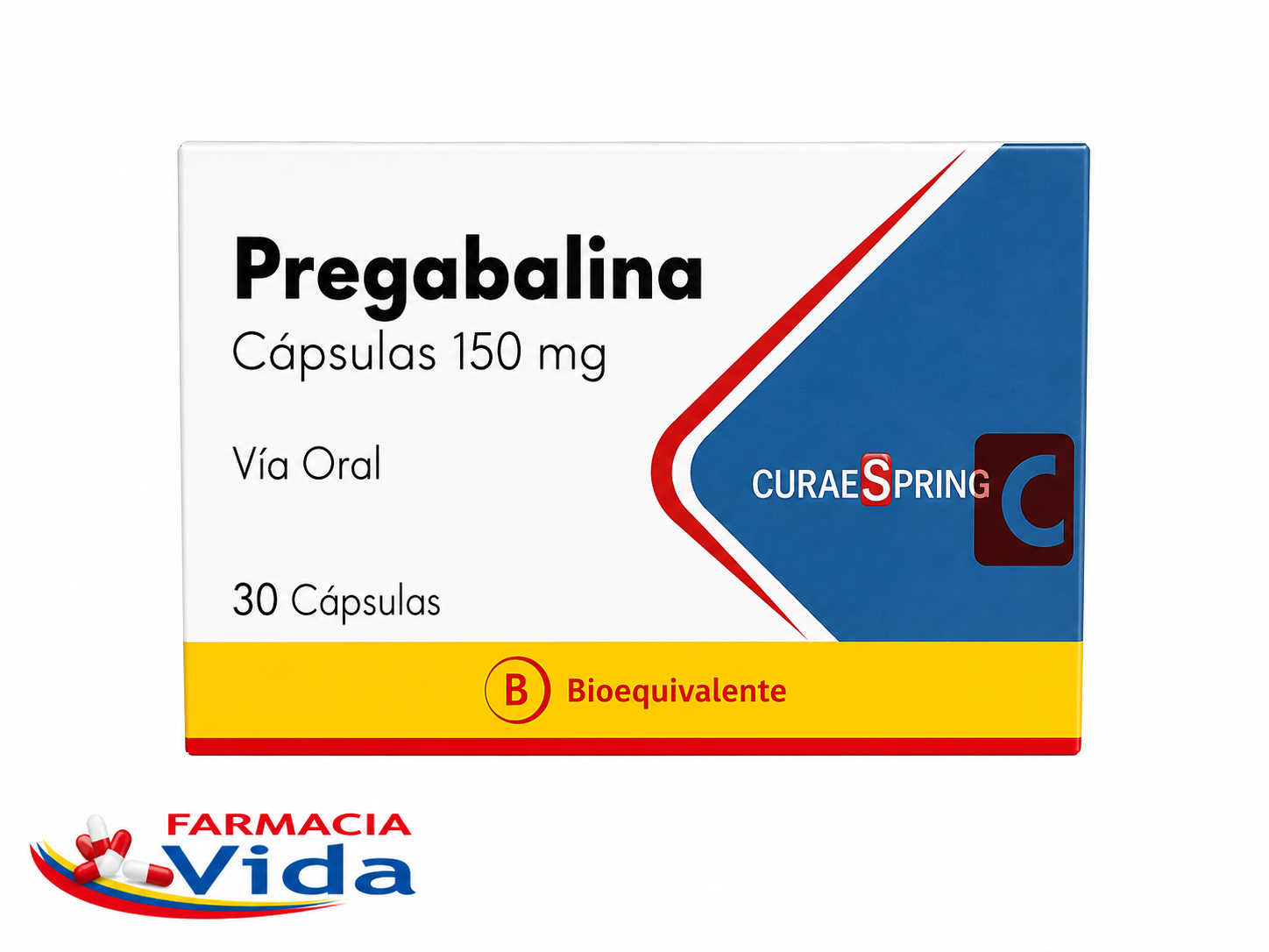 PREGABALINA BE CAP 150 X 30