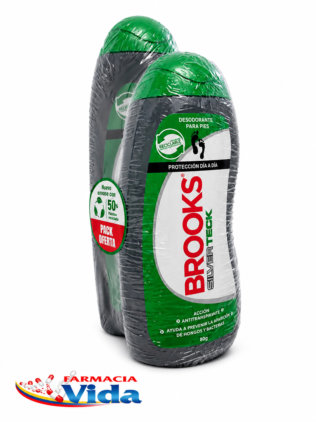 PACK BROOKS TALCO120 + 80GR
