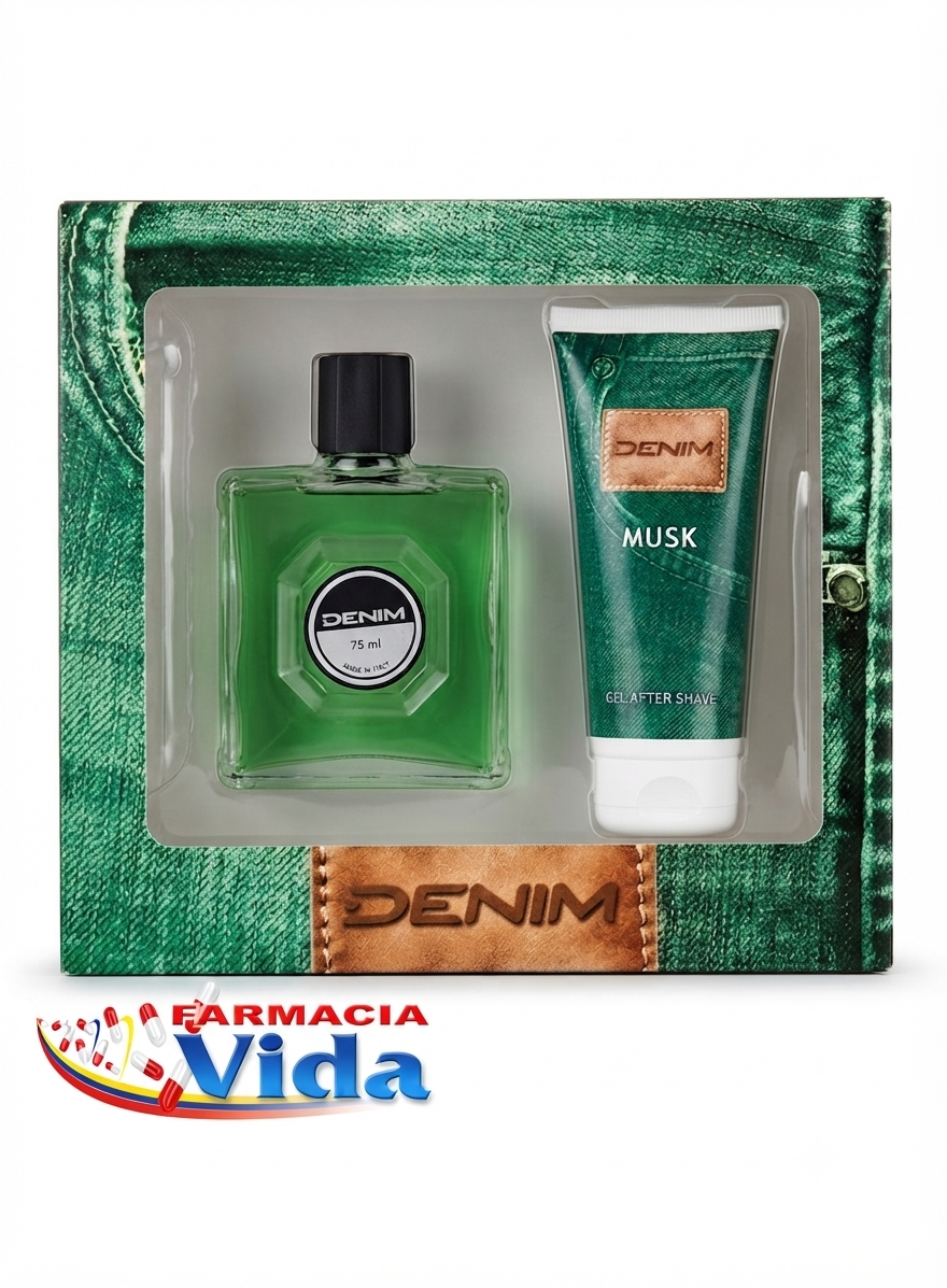 DENIN MUSK COLONIA 75ML + GEL AFTER SHAVE 75ML