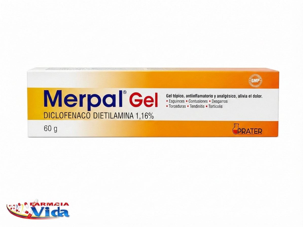 MERPAL GEL DICLOFENACO DIETILAMINA 1,16% 6