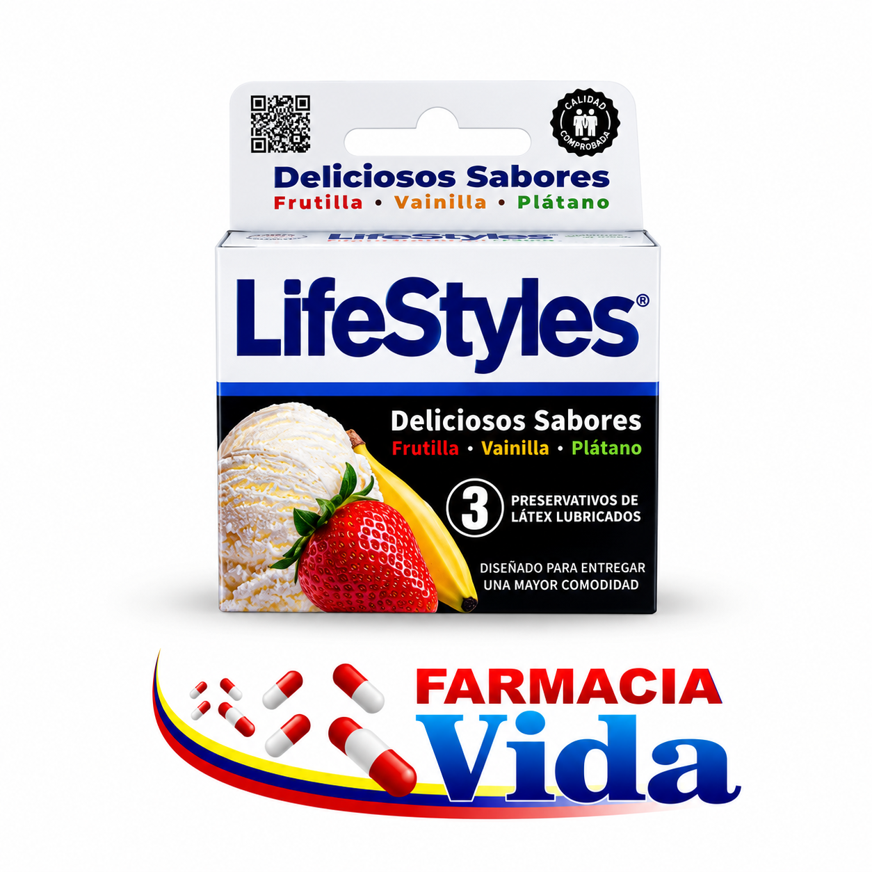 LIFESTYLES SABORES X 3 UNID
