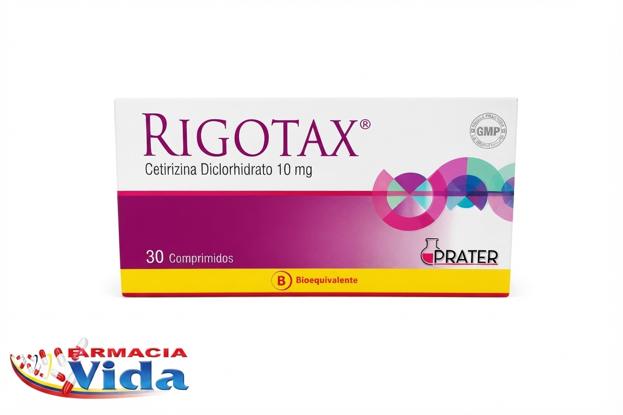 RIGOTAX 10MG X 30 COM CETIRIZINA