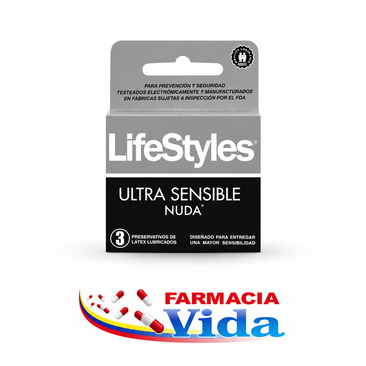 LIFESTYLES NUDA ULTRA SENS X 3 UND