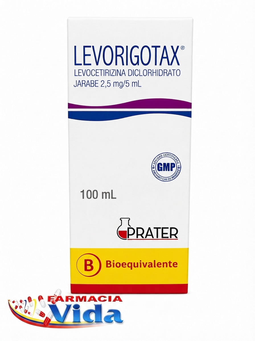 LEVORIGOTAX JBE 100 MLLEVOCETIRIZINA.