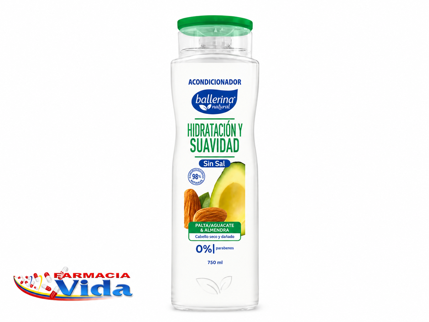 ACOND BALLERINA. HIDR.& SUAVIDAD PALTA&ALME 750 ML