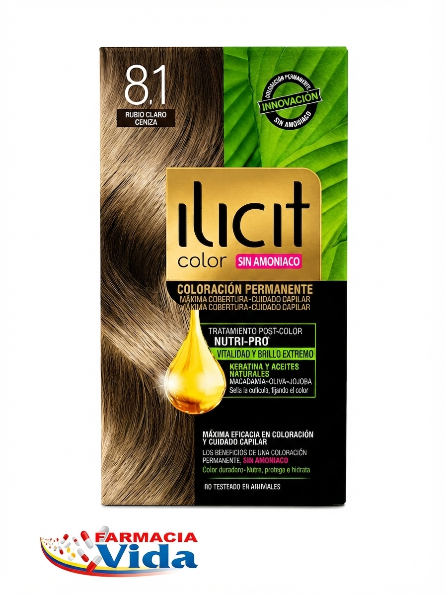 ILICIT 8/1 RUBIO CLAR SIN AMONIACO