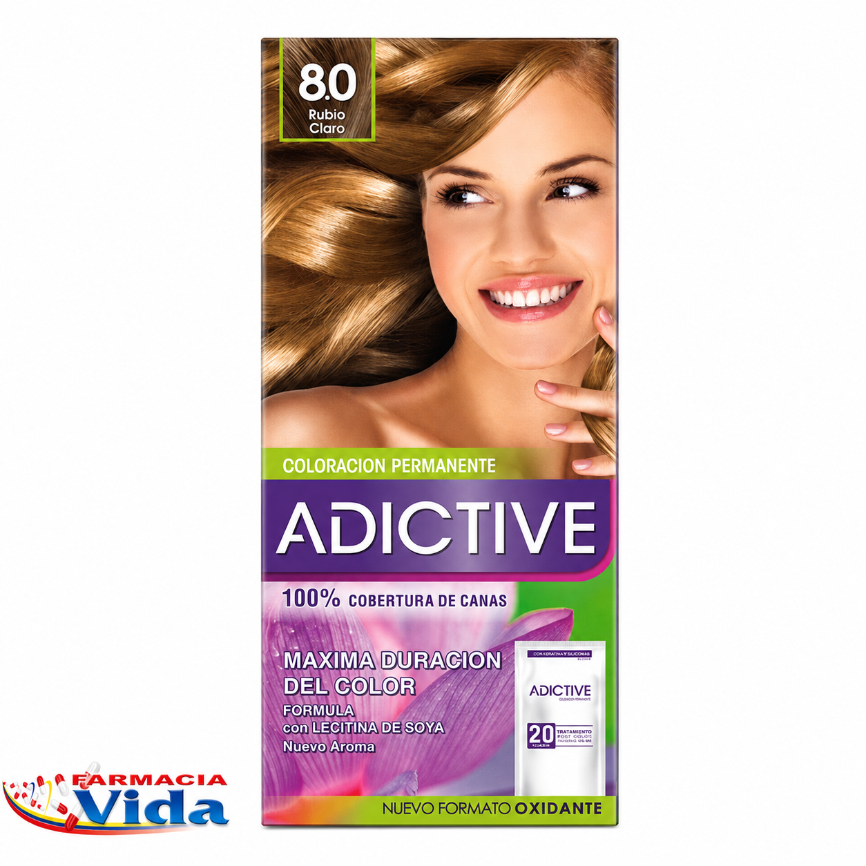ADICTIVE 8/0 RUBIO CLARO