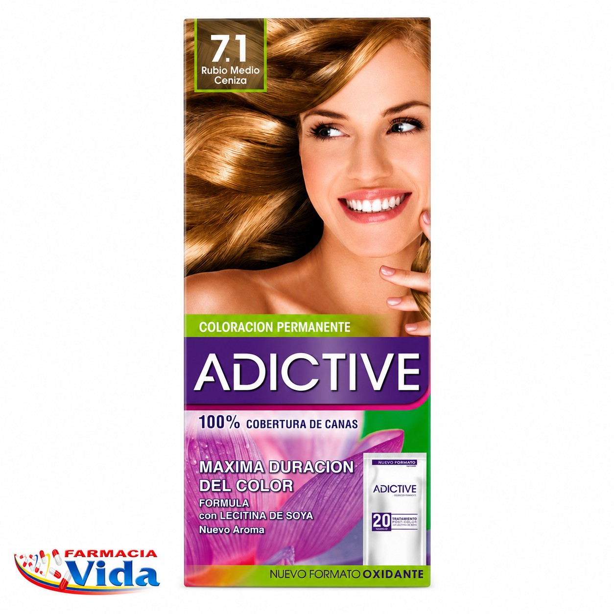 ADICTIVE 7/1 RUBIO MEDIO CENIZA