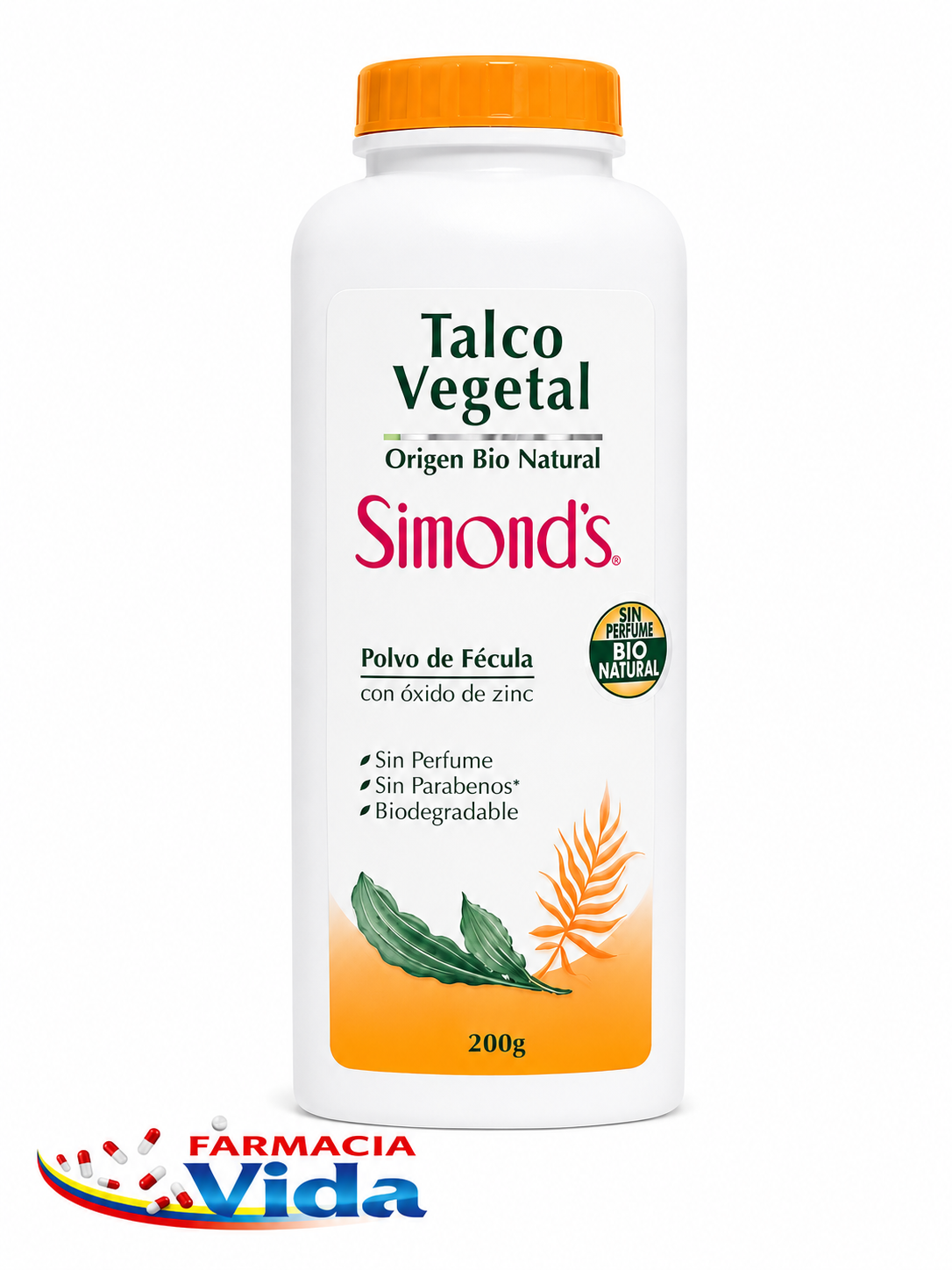 SIMONDS TALCO VEGETAL 200GR FECULA 