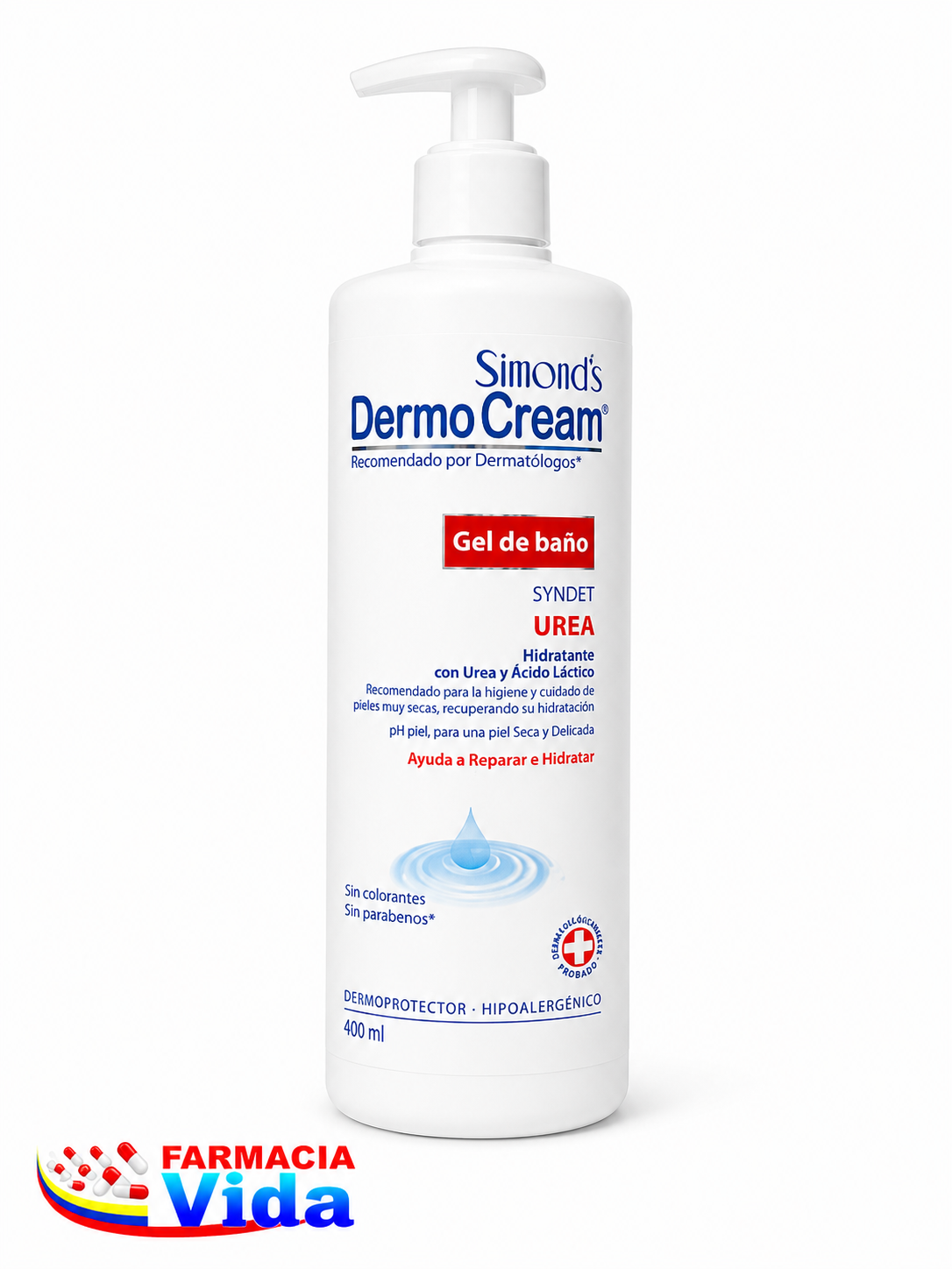 DERMOCREAM SYNDET UREA GEL DE BAÑO 400ML