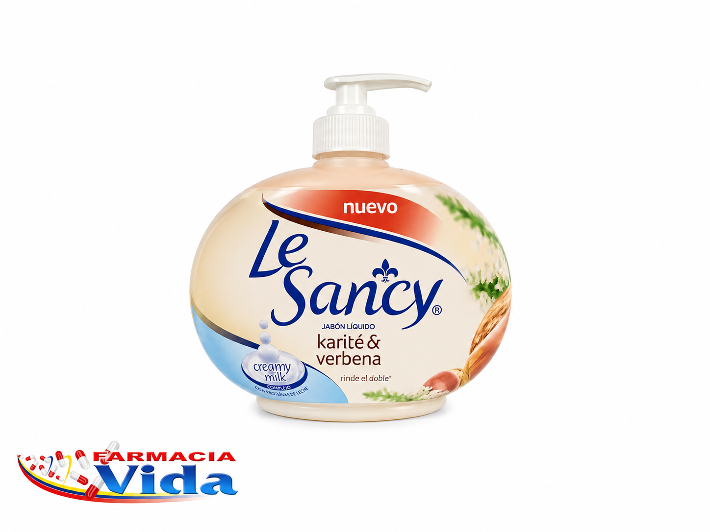 JABON LIQUIDO LE SANCY  KARITE & VERBENA  340 ML
