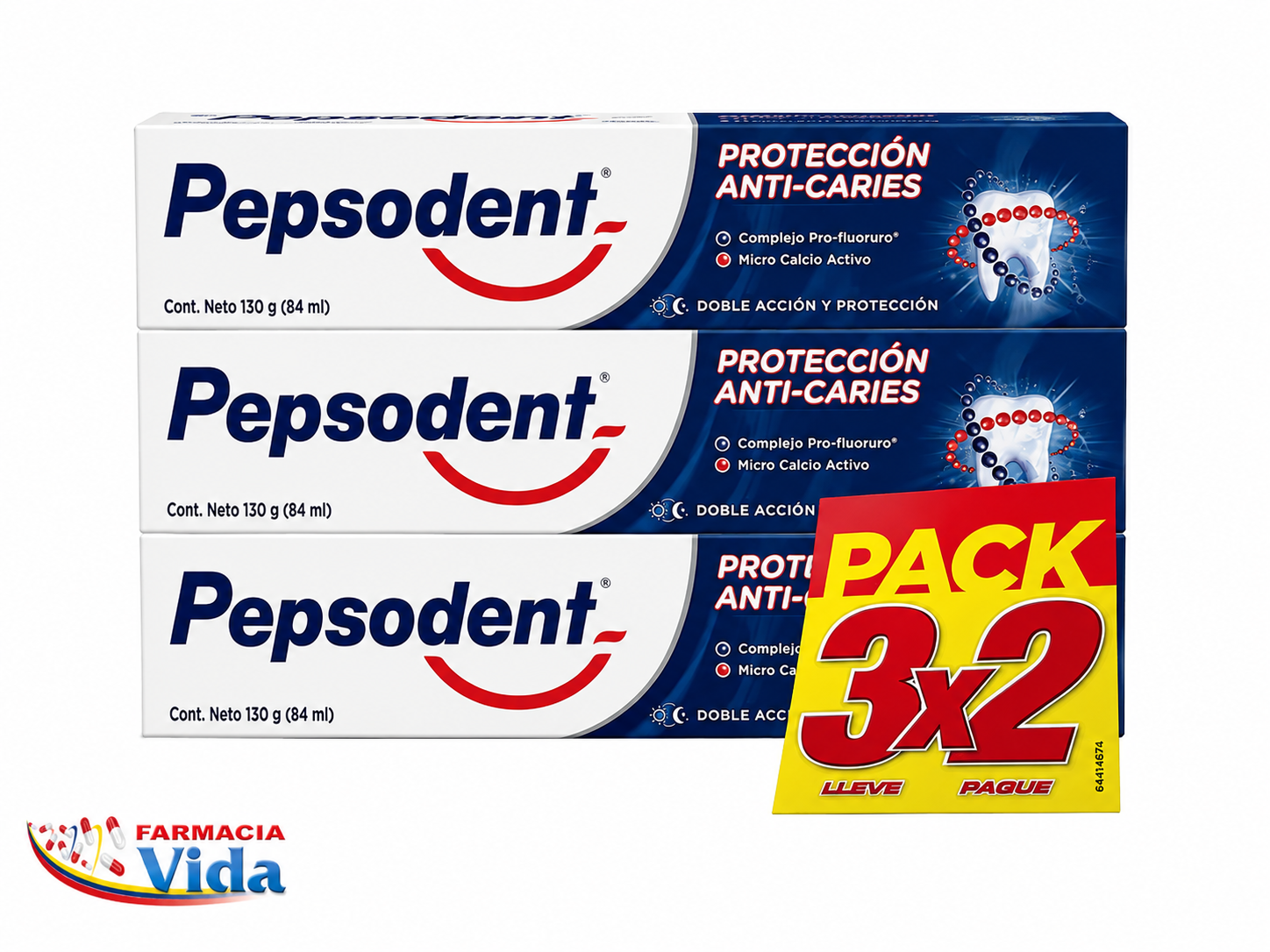 PEPSODENT 12H PROTEC 130G X3
