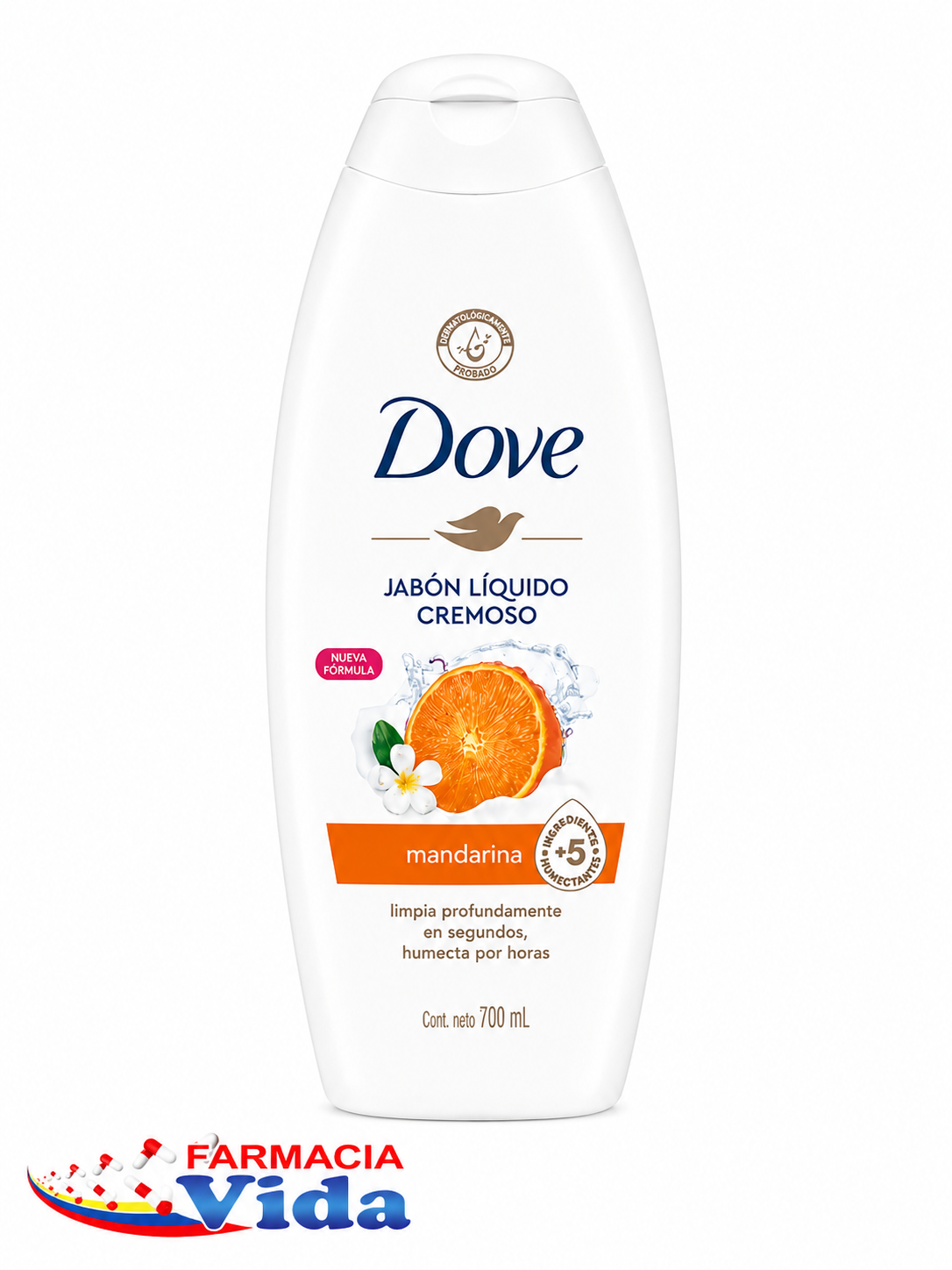 JABON LIQ DOVE  MANDARINA 700 ML