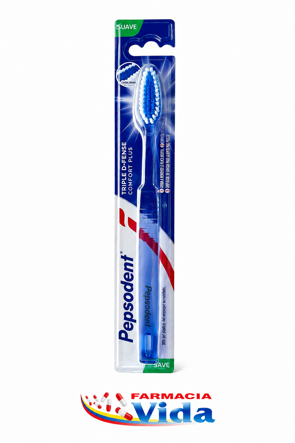 PEPSODENT CEPILLO SUAVE TRIPLE DFENSE