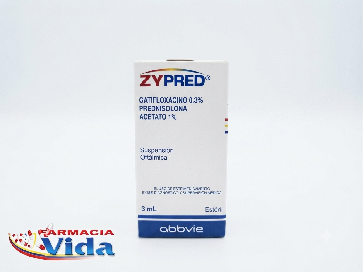 ZYPRED SUSP  OFT X 3ML.GATIFLOXACINA, PREDNISOLONA