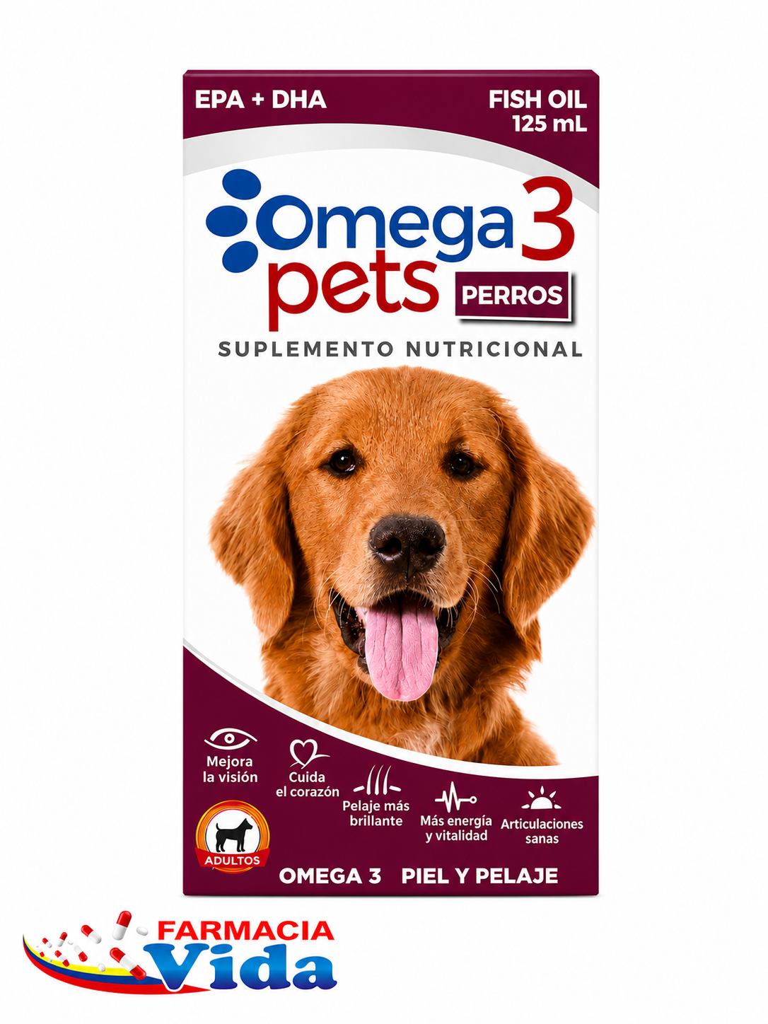 OMEGA PETS PERROS SUPL. NUTRI. 125 ML
