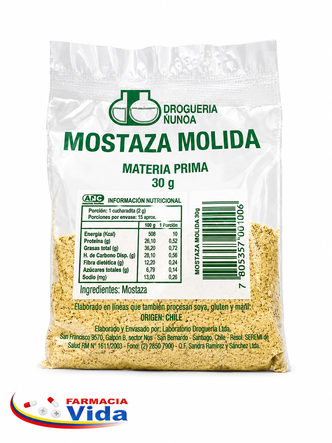 MOSTAZA MOLIDA 30 GR