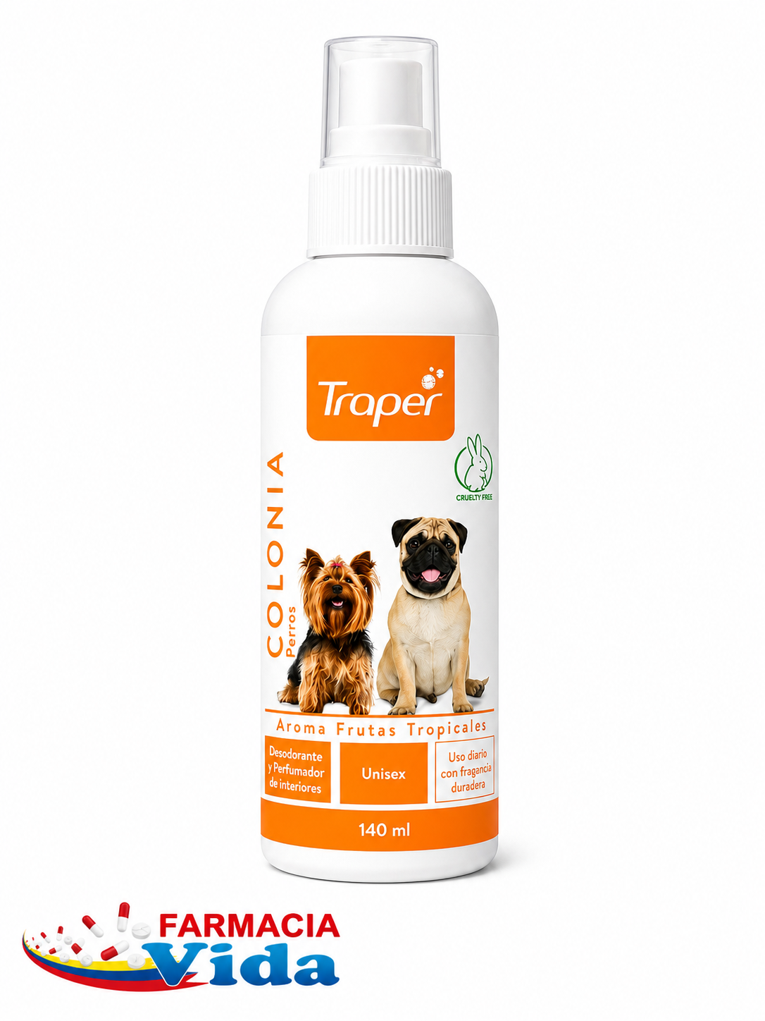 V TRAPER COLONIA PERROS UNISEX SPRAY 140 ML