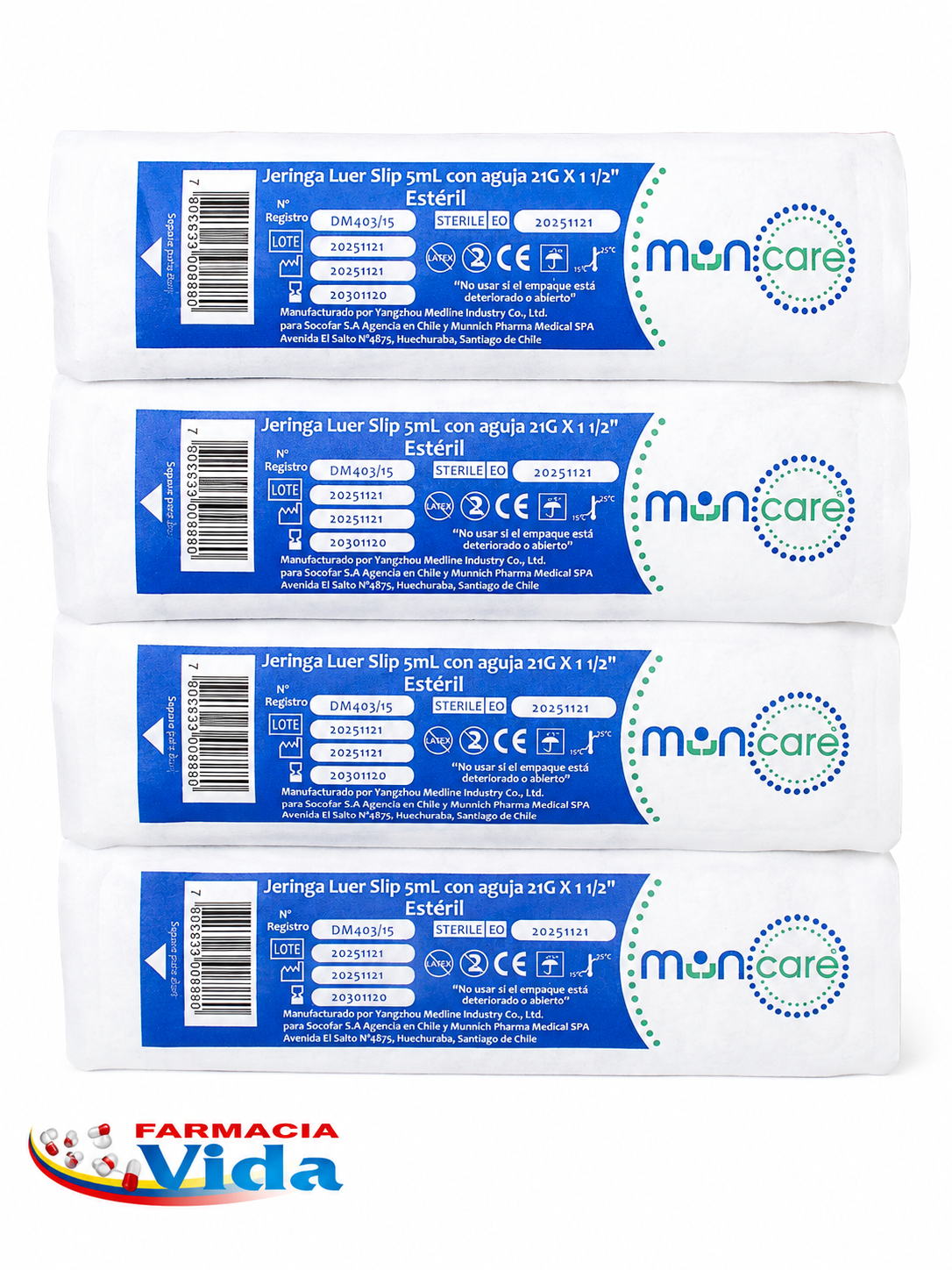 JERINGA MUNCARE 5 ML 21 G X 1