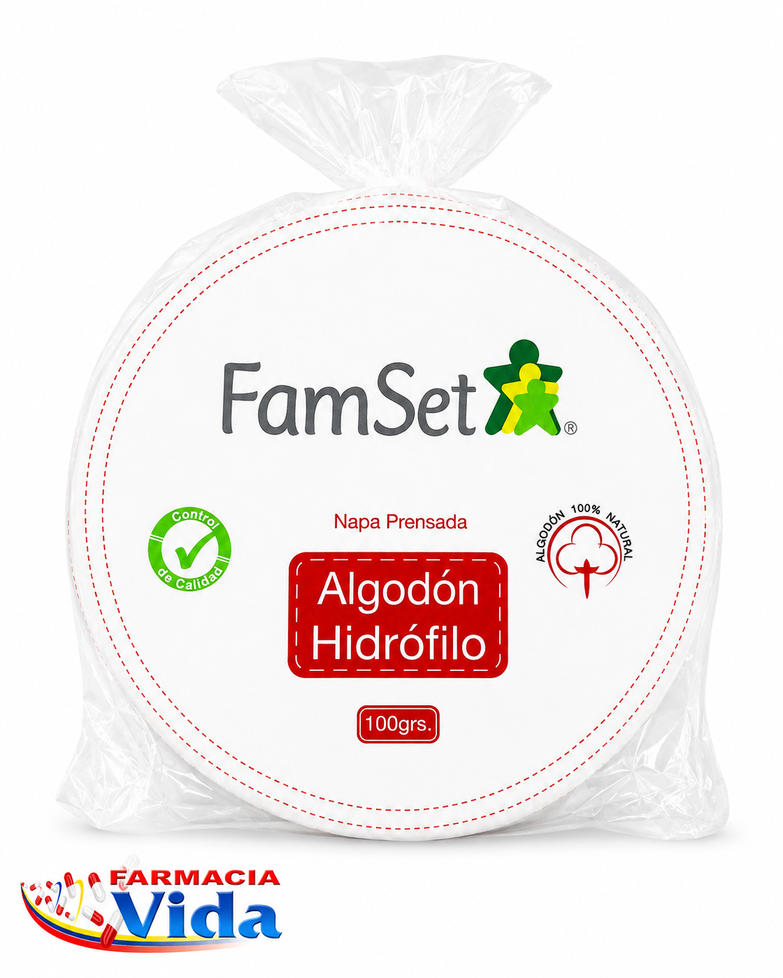 ALGODÓN PRENSADO 100GR F.SET