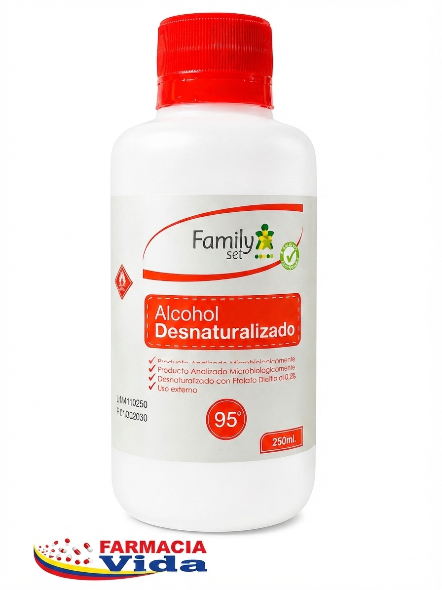 ALCOHOL FAMILISET DESN.95° 250ML
