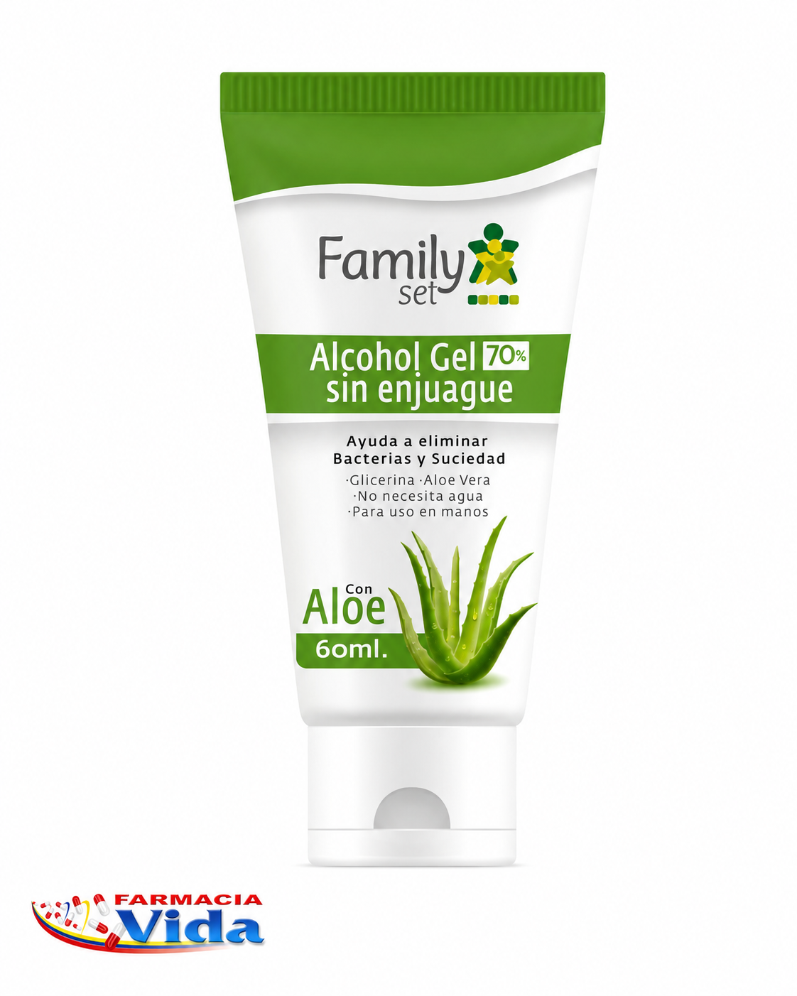 ALCOHOL GEL 70% CON ALOE VERA