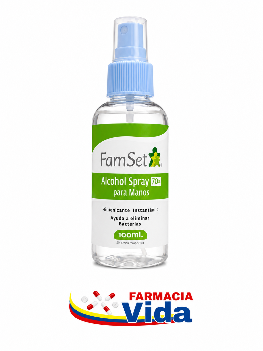 ALCOHOL SPRAY PARA MANOS(X 100ML