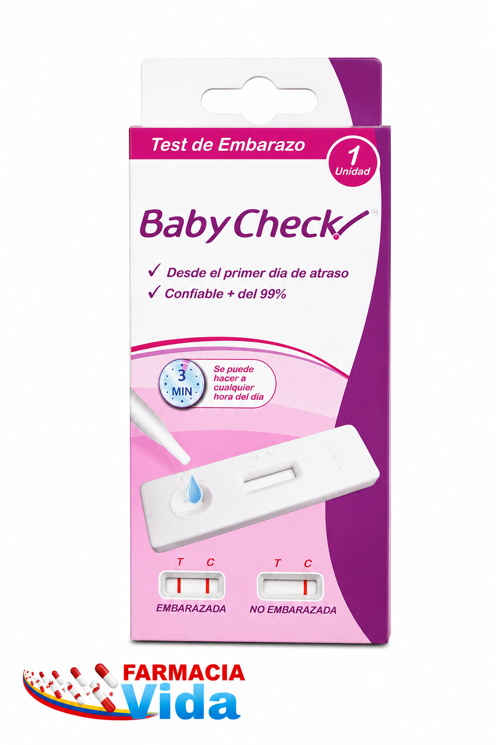 TEST EMBARAZO BABYCHECK X 1 UNID
