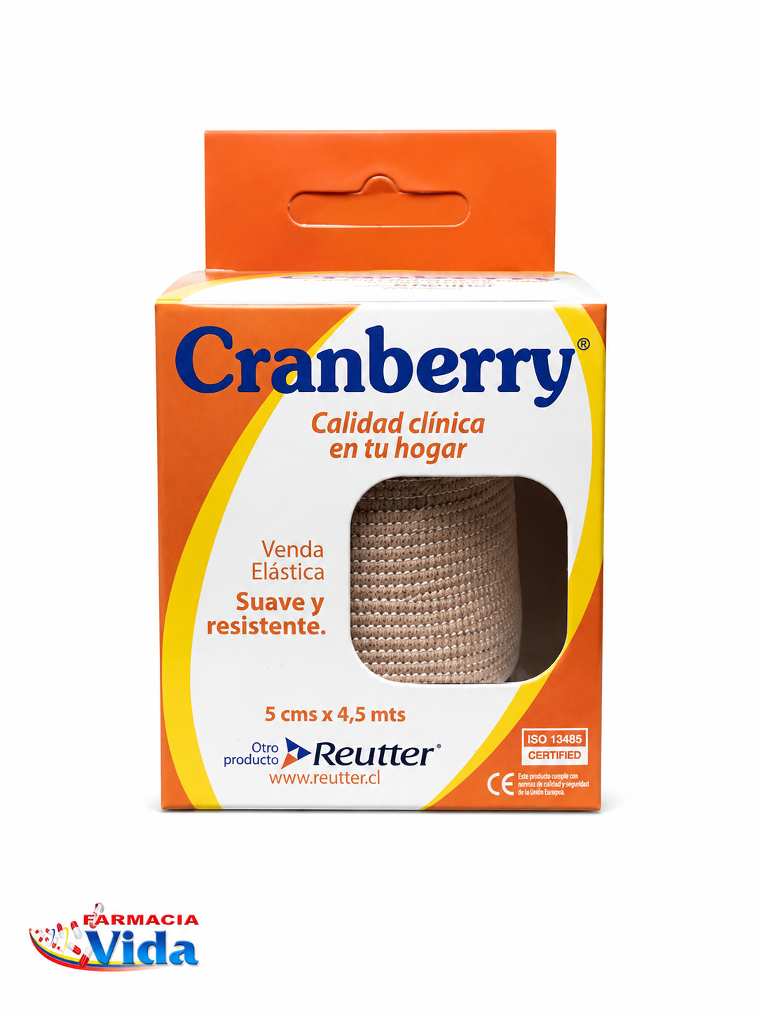 CRANBERRY VENDA ELASTICA 5CMX4.5 MTS X1 UN