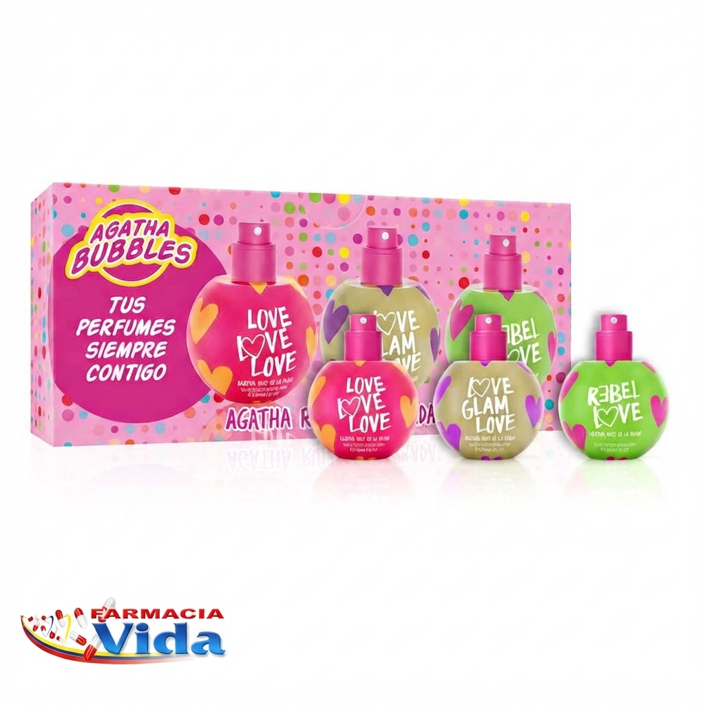 AGATHA LOVE-GLAM-REBEL X 3