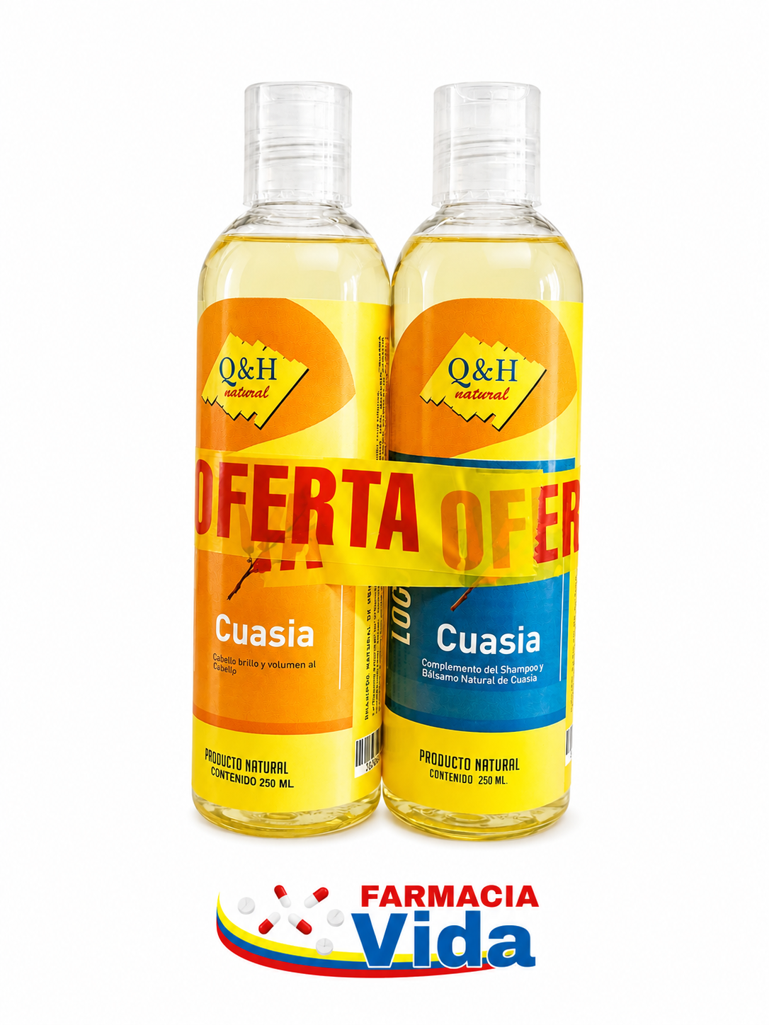 SHAMPOO NATURAL+ LOCION CAPILAR CUASIA 250