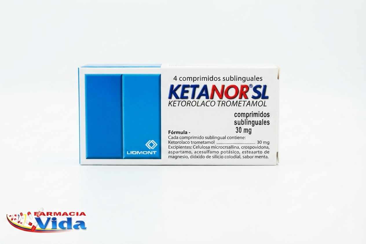 KETANOR SL 30 MG X 4 COMP .KETOROLACO