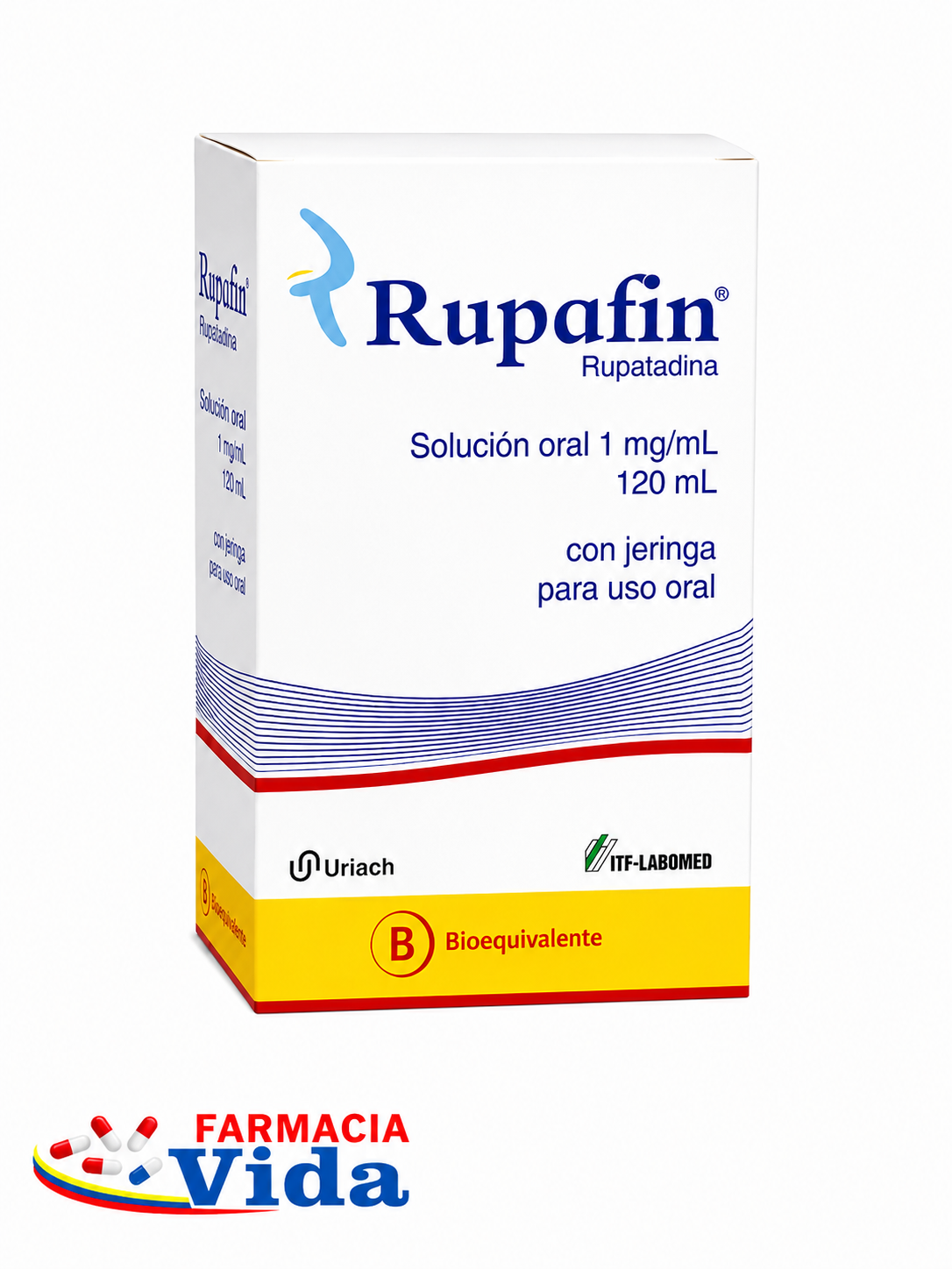 RUPAFIN JARABE 1MG/ML 120MLRUPATADINA