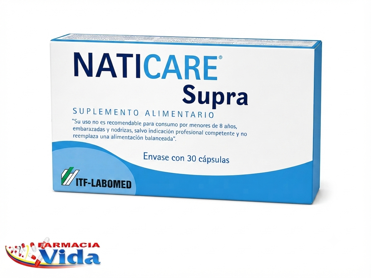 NATICARE SUPRA X 30 CÁPSULAS 