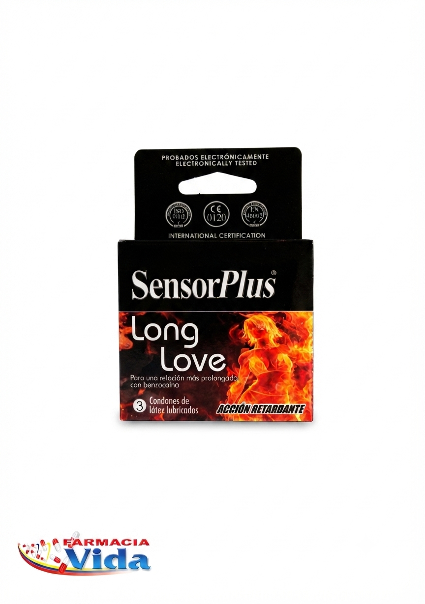 SENSOR PLUS LONG LOVE X 3 UNID